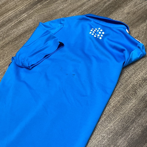 PUMA Golf Rickie Fowler Mens DOU SWING Graphic Stripe Polo Shirt - Picture 6 of 6